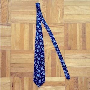 Gold City Handmade 100% Silk Neck Tie - Tennis